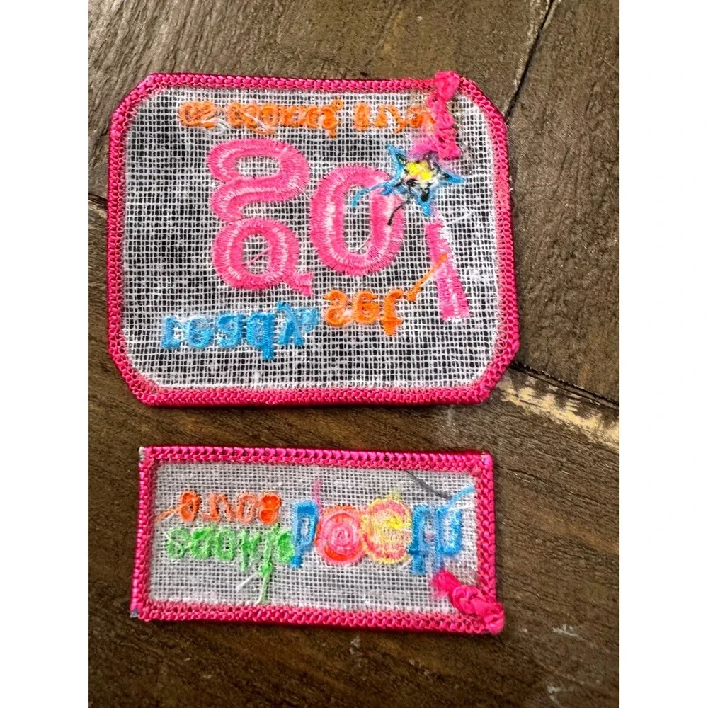 Girl Scouts GS Cookies 2007-08 Ready Set Go & Cookie Booth Patch Lot
